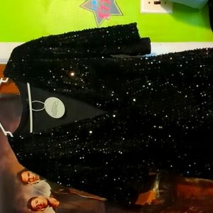 Bohoo plus size sequins dress